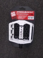 Free Agent alloy peddles great for bmx or mtb 9/16