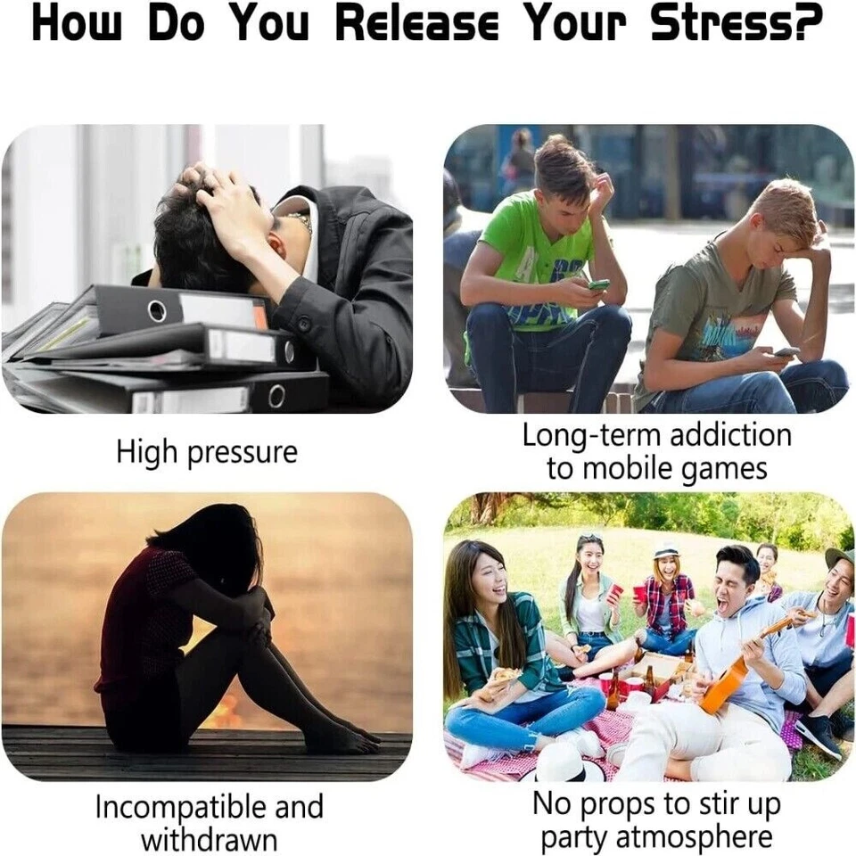 Electric Shock Game Fun Party Finger Lie Detector Four-Handed Lightning Reaction - image 3 of 4