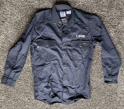 Workrite FR 2112 Westex Ultra Soft Cat2 Shirt Black sz 38-R