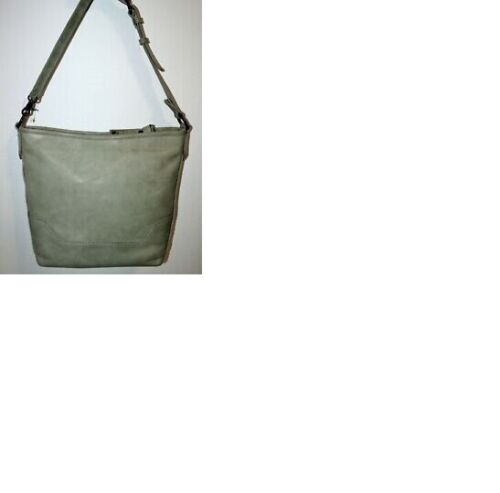 Frye Fern Green Leather Melissa Hobo Crossbody Shoulder Handbag DB0251 NWT $298  - Picture 1 of 5