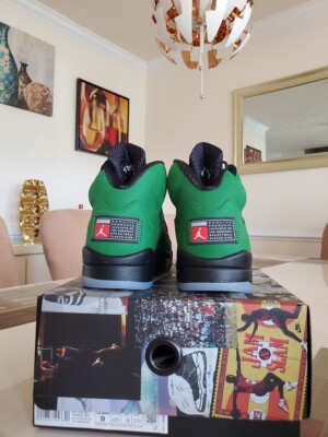 Nike Air Jordan 5 V SE Apple Green Oregon Fire Red