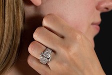 Piaget Ring Brillantring Schnalle Diamanten Brillanten in 750er Weißgold Schmuck