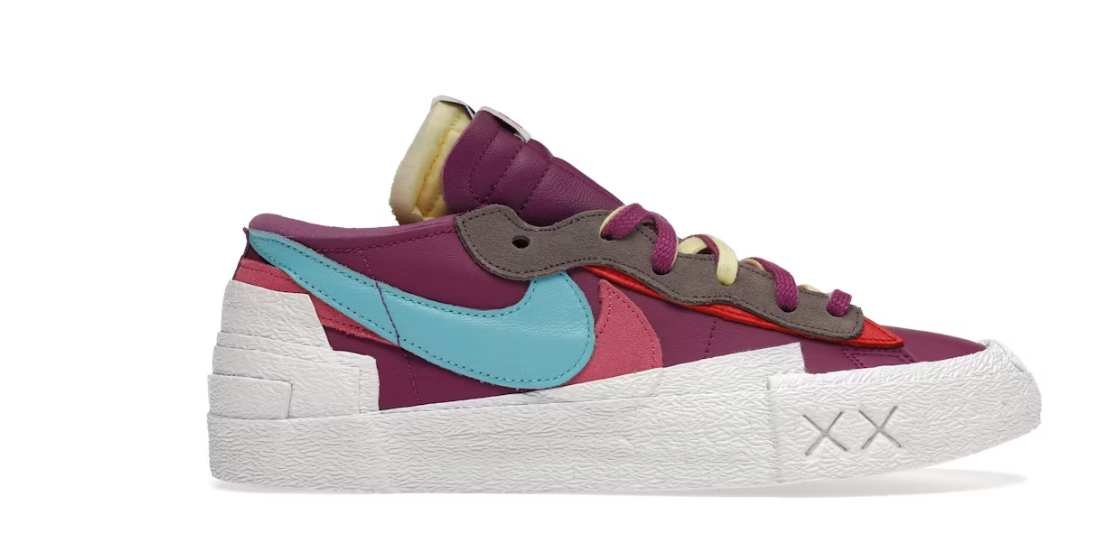 SACAI X NIKE Size 12 Nike KAWS x sacai x Blazer Low Purple Dusk