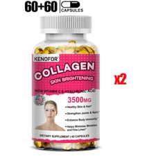 Hydrolyzed COLLAGEN SKIN BRIGHTENING with Hyaluronic Acid, Vitamin C anti-aging