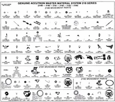 Accutron 218 parts - individualized - find the parts you need for your watch!