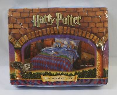 HARRY POTTER Cloak of Dreams  Twin SIZE Bedsheet Set Discontinued Rare NEW