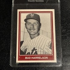 1984 5th annual National Aug 1984 Bud Harrelson Baseball Card Super Rare Mets