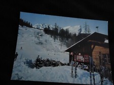 [40] CPA  année 50 Monetier-Les-Bains (le téléski de charvet)
