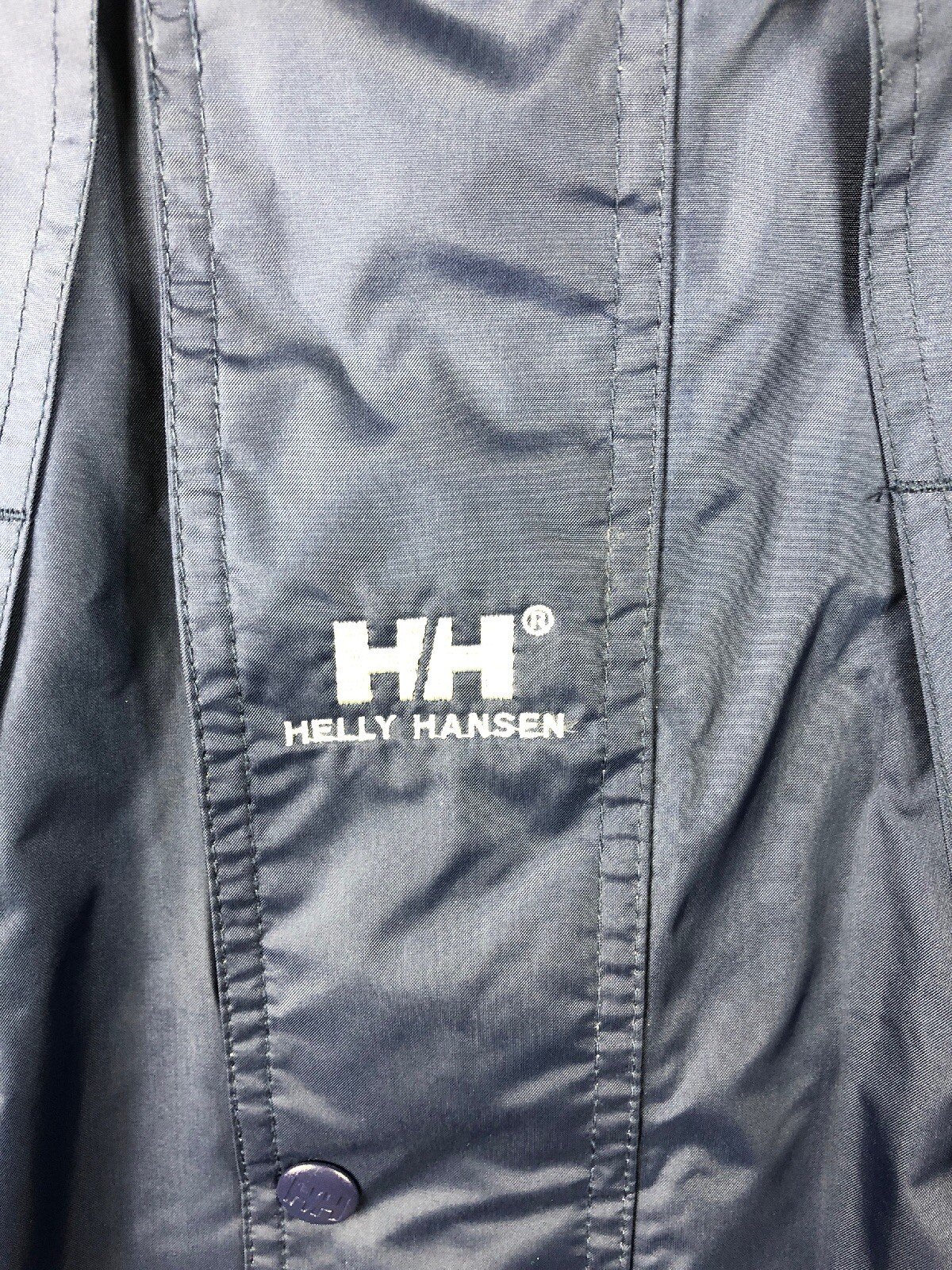Helly Hansen Jacket Navy Blue Packable Windbreake… - image 3