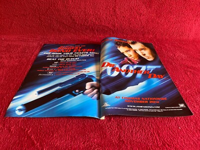 PAD99 ZWEISEITIGE FILMWERBUNG 12 X 18 STERBEN AN EINEM ANDEREN TAG JAMES BOND