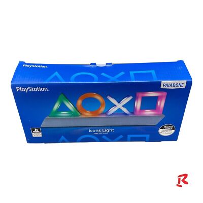 Playstation Icons Light 3 Modes Music Reactive USB Paladone NEW With Box