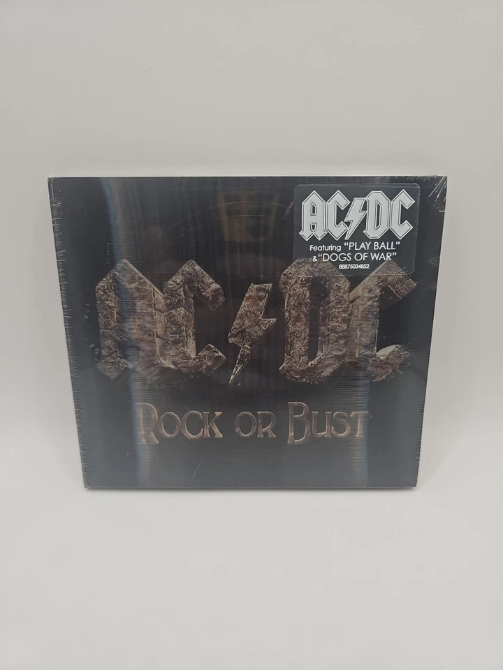 AC/DC - Rock Or Bust CD Album With Rare Lenticular 3D Cover + Hype Sticker NEW