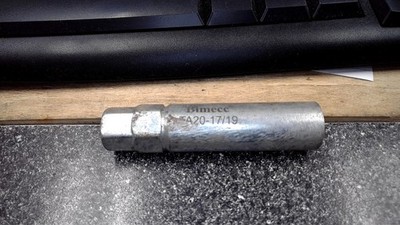 Bimecc TA20-17/19 10-Spline Lug Nut Tool Key  w/ 17mm & 19mm Hex Drive Used