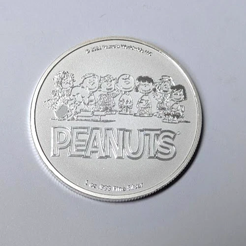 Peanuts Snoopy 1 oz .999 Fine Silver Coin - A832