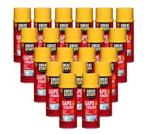 Great Stuff 12 Oz. Gaps and Cracks Insulating Spray Foam Sealant Lot of 20