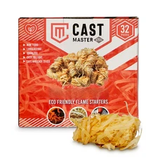 32-Piece Twisted Natural Fire Starter Bundles – Easy Ignition for Camping, Fire