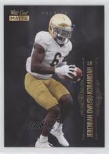 2021 Wild Card MATTE Silver Jeremiah Owusu-Koramoah #MBC-35 Rookie RC 0z0k. rookie card picture