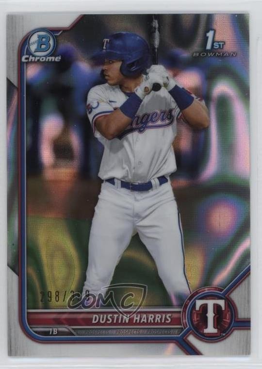 2022 Bowman Chrome Prospects Lava Refractor /399 Dustin Harris #BCP-119 h6d