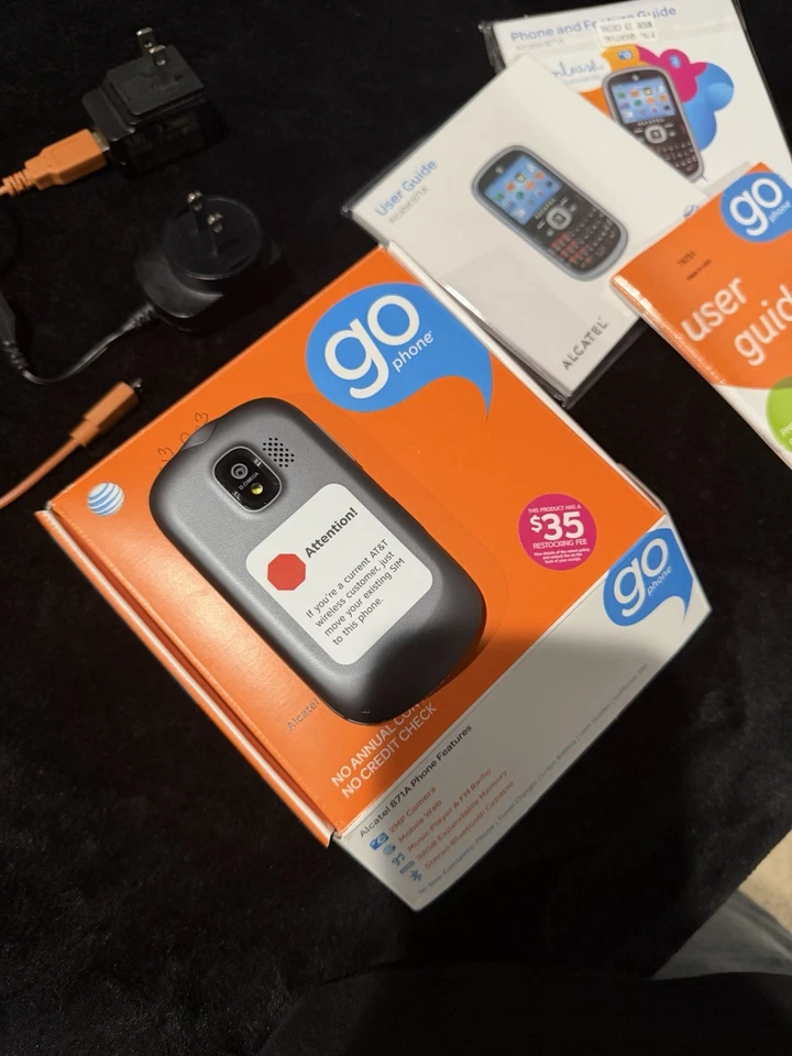 AT&T Go Phone 871A Alcatel Foto 3 de 4