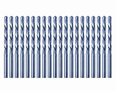 HSS Drywall Cutout Bit 1/8'' Guided Point Router Bits Rotary Tool Saw Bit-20Pcs