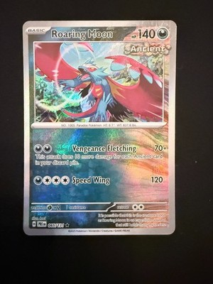 ROARING MOON 065/131 Pokeball Holo TEXTURE SHIFT ERROR Misprint