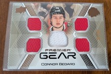2024-25 UD Premier - Connor Bedard Premier Gear Bronze Jersey #PG-CB (31/49)