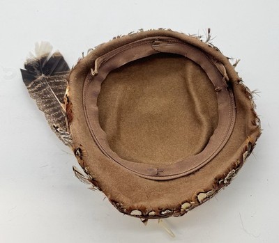 VTG Womens Genuine Pheasant Feather Mid-Century Fascinator  display picture 3