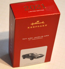1971 AMC Javelin AMX 2021 Hallmark 50th Anniversary Ltd Ed Ornament QXE3235