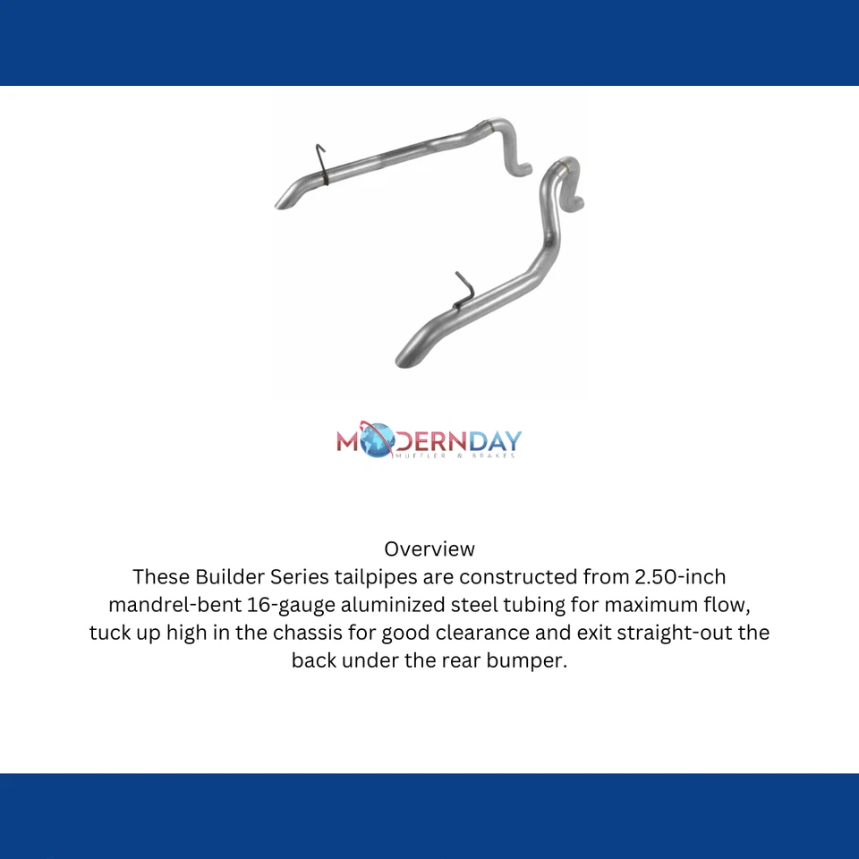 Flowmaster 15805 - Tubos de escape predoblados para Ford Mustang GT 1987-1993 Foto 4 de 4