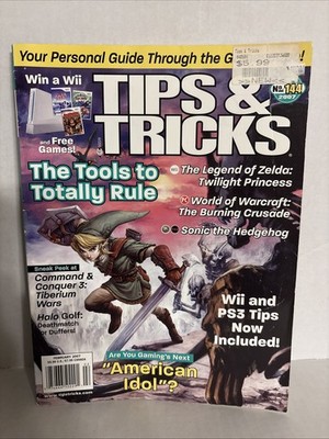 TIPS & TRICKS Magazine February 2007 Legend Of Zelda Twilight Princess Gaming 