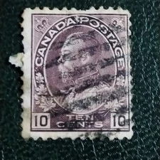 Canada  King George V Canadian Issue 1911-1925 fine used  10c stamp #225