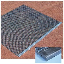 Monster Drag Mat - Silver, Mesh 1/2" x .062 mesh