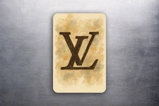 3 x 2 LV Louis Vuitton (LV) logo ART Monogram Paris FASHION Refrigerator Magnet