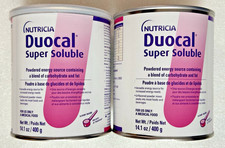 2 CANS NUTRICIA Duocal Super Soluble Powdered Energy Source - 14.1 Oz 5/5/2028