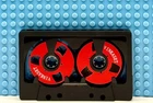 NEW BLANK BLACK RIM METAL RED 48 MIN REEL TO REEL TYPE I  CASSETTE TAPE (1)