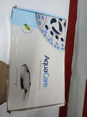 #ad AquaCare High Pressure 8 mode Handheld Shower Head Anti clog Nozzles Power Wash $18.99