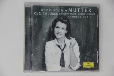 Anne-sophie Mutter Recital 2000 CD Prokofiev Crumb Webern Respighi