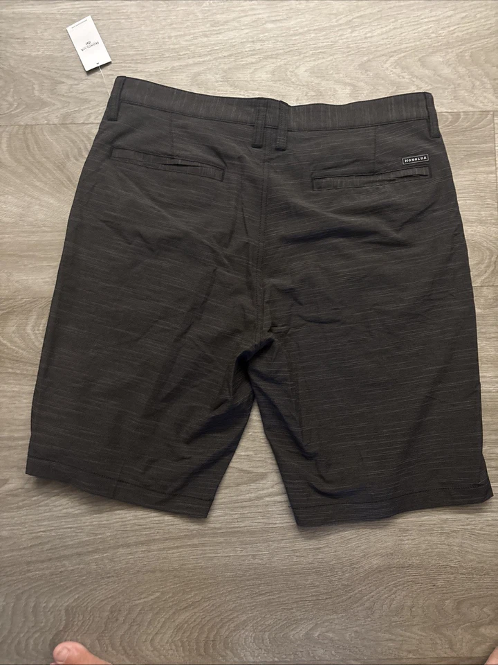 Honolua Surf Co Anchor Point Slub - Talla 34 Nuevo con Etiquetas Negro Brezo Foto 4 de 4