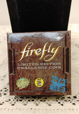 Firefly ''Keep Flying'' Challenge Coin QMX Serenity Official SD Comic Con 2016