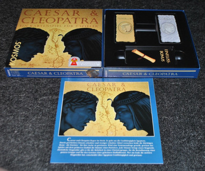 Caesar & Cleopatra ein Kartenspiel für 2 Spieler Kosmos 1998 Wolfgang Lüdtke