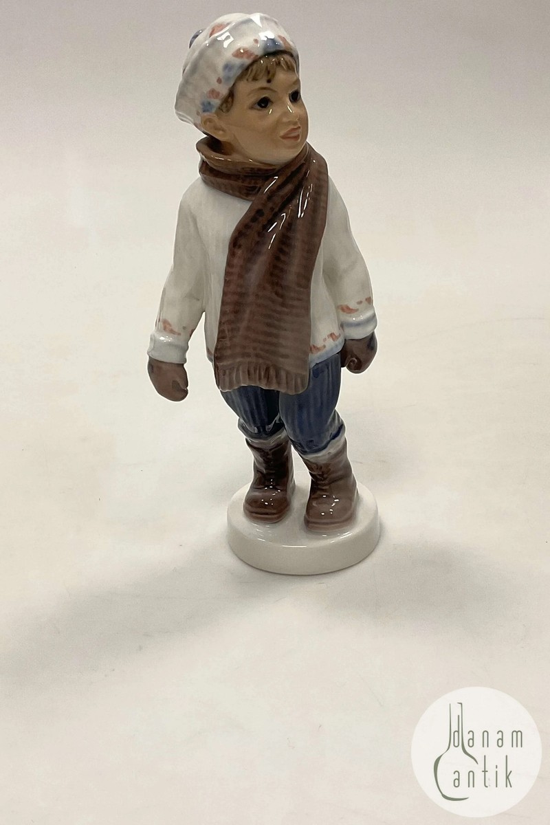 Dahl Jensen Figure Boy in Winter Clothes 1064