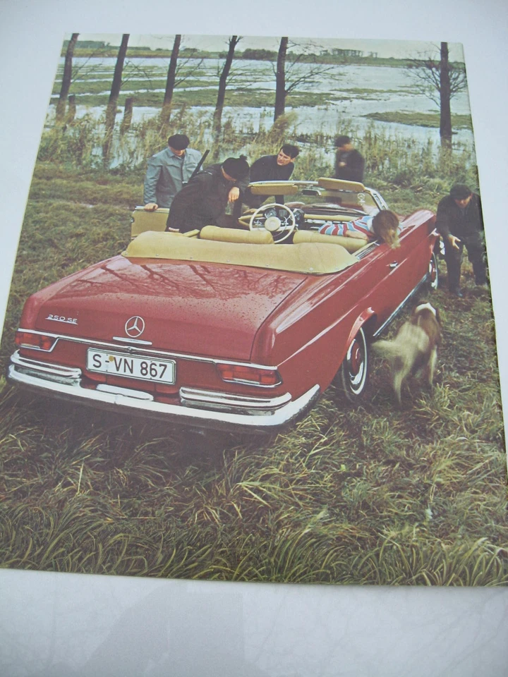 Mercedes-Benz 250 SE W 111 / 250 SE Cabriolet 1965-67 Original-Prospekt USA - Изображение 2 из 4