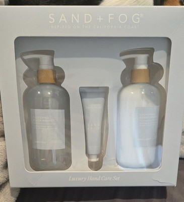 Sand + Fog California Beach House Luxury Hand Set Gift Box Lotion Soap Cream