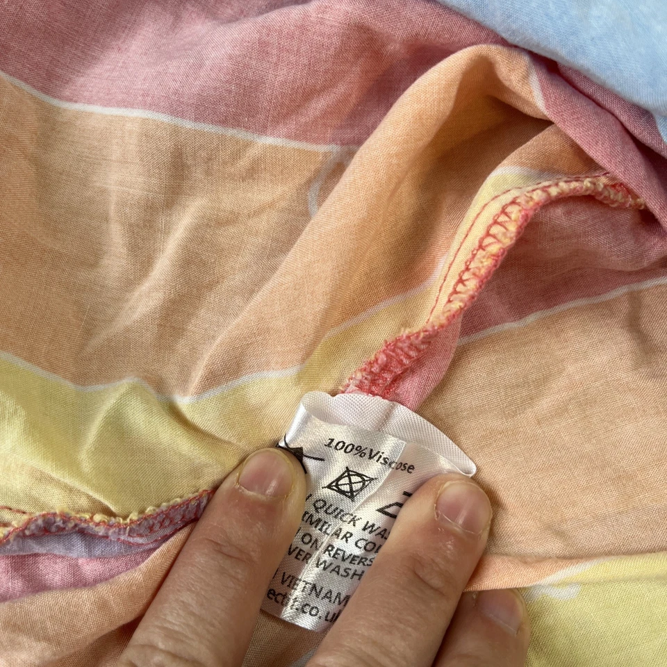 Modcloth x Collectif Rainbow Skirt Womens 20 Heart Swing Pockets Maximalist - Image 3 of 4