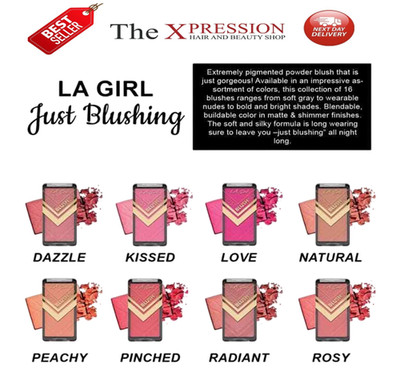 L.A Girl Just Blushing Puder Rouge alle Farben Gesicht Make-up Next Day UK