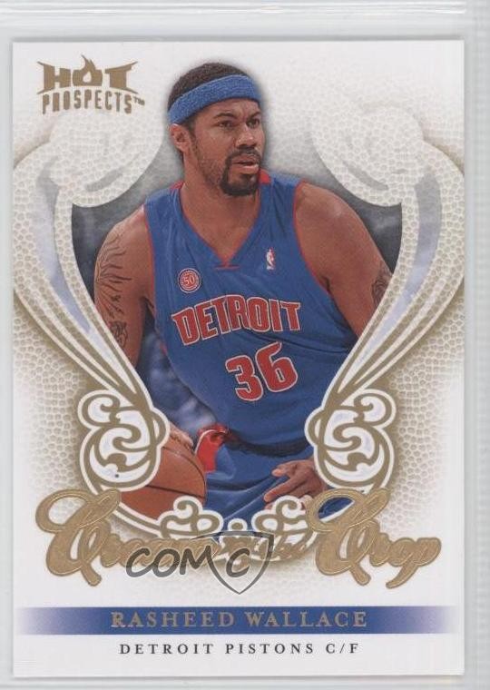 2008-09 Fleer Hot Prospects Cream Of The Crop Rasheed Wallace #CC-17 2u3