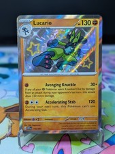Pokemon TCG SV: Paldean Fates Lucario 174/091 Baby Shiny Rare on eBay