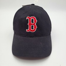 Boston Red Sox Adjustable Hat Mens Womens One Size Fits All Blue 100% Cotton