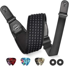 LEKATO Neoprene Foam Padded Guitar Strap - 3.5'' Wide Shoulder Strap COMFORT!