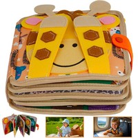 Busy Board Montessori Spielzeug Filz Motorikspielzeug BabybüCher Ab 1-6 Jahr